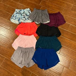 LULULEMON HOTTY HOT & TRACKER SHORTS